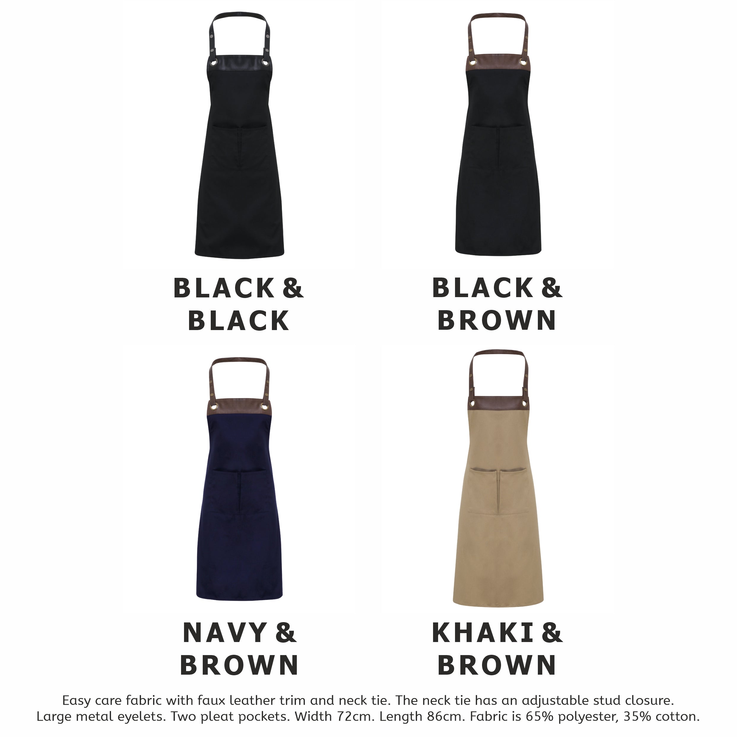 Espresso Bib Apron