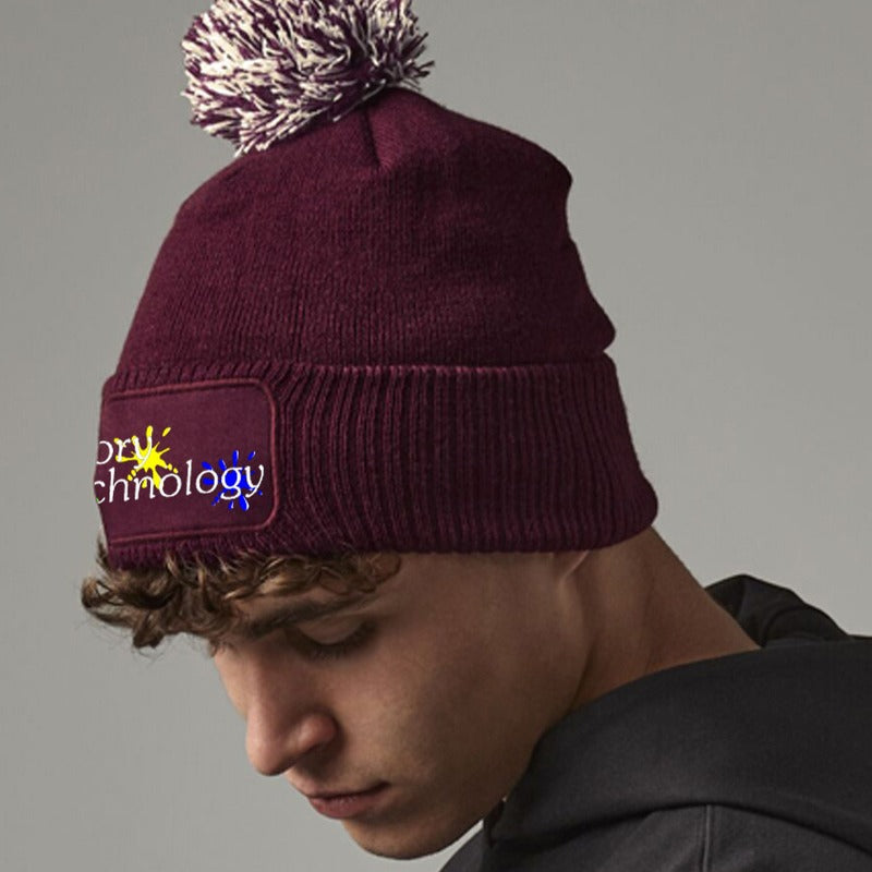2 Tone Bobble Hat